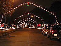 photo of Christmas lights in 2004